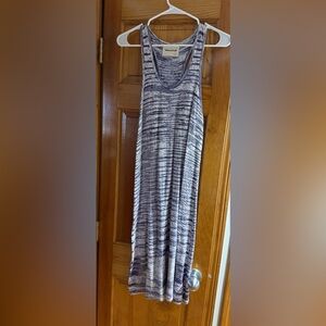 Misha and Puff Adult space dye chevron tank dress